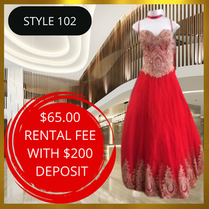 ball gown style 102